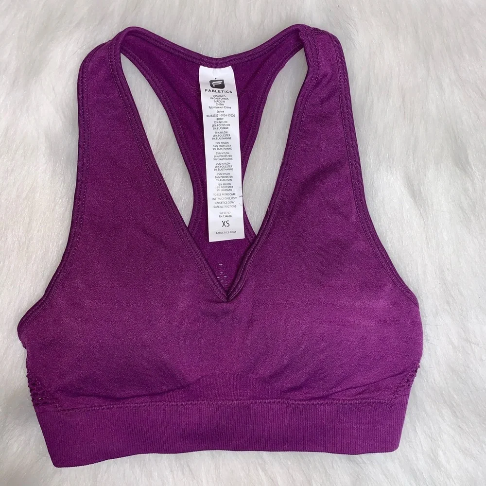 Fabletics Athletic Sports Bra Workout Gym Sz XS